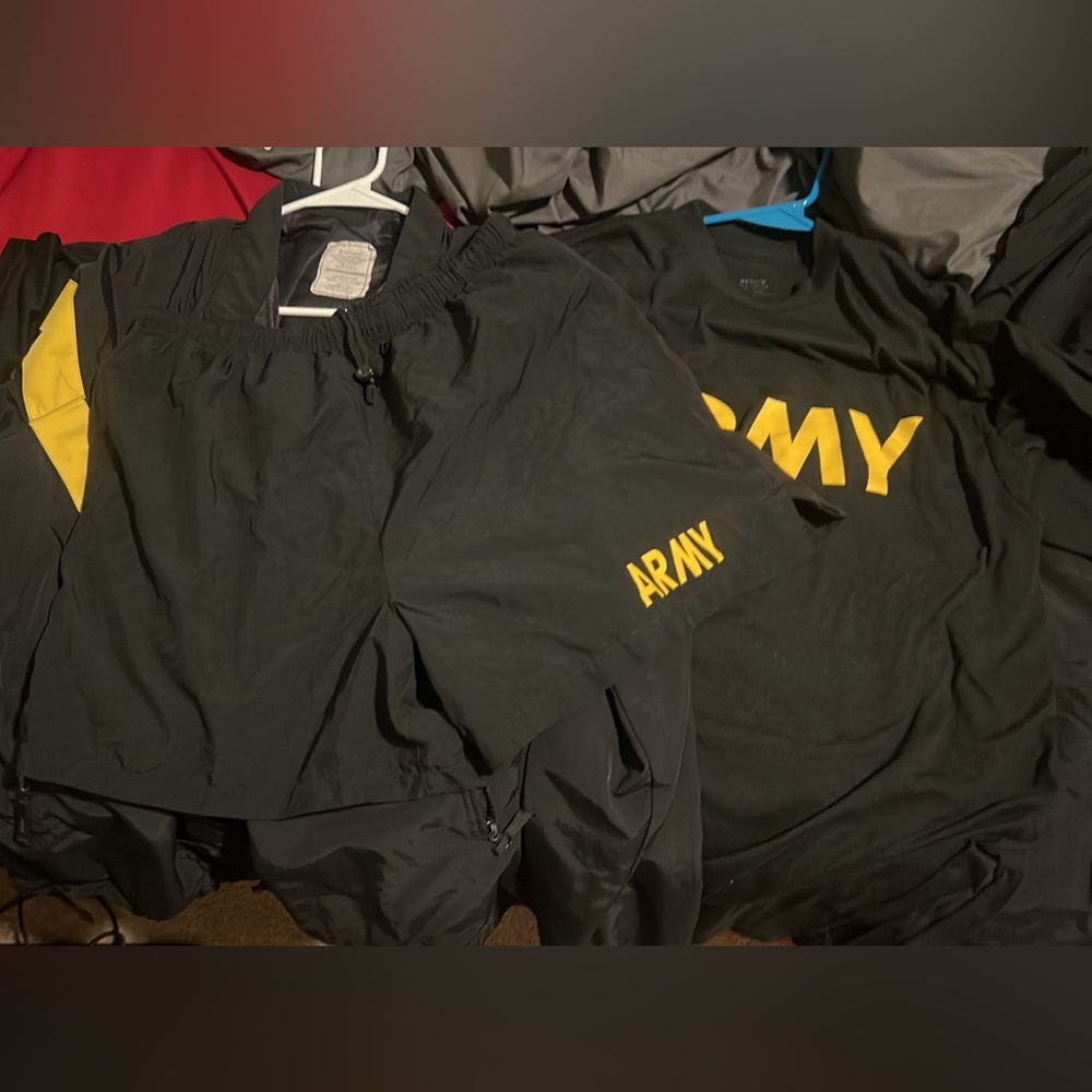 APFTuniform pants, jacket, long sleeve, short sleeve, and shorts all size medium